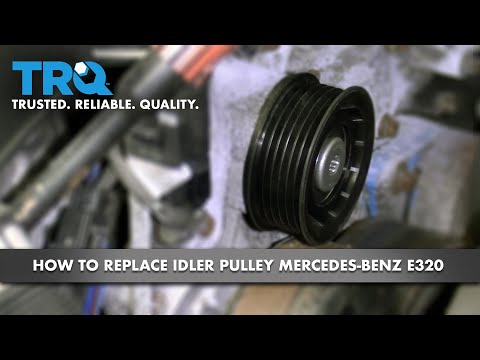 How to Replace Idler Pulley 03-09 Mercedes E320