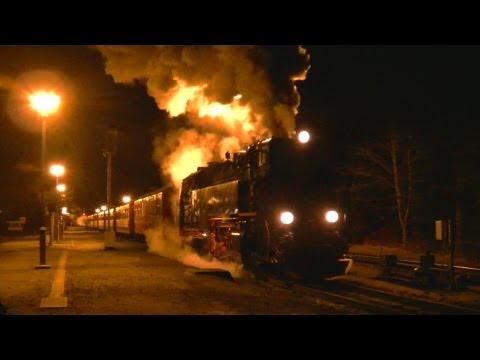 Der MephistoExpress unterwegs im dunklen Harz | Dampfloks