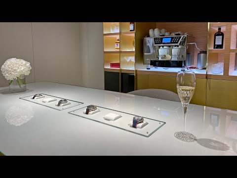 A boutique Omega na Bahnhofstrasse em Zurique e seu bar mágico.