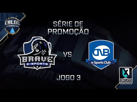 CNB x Brave - Jogo 3 (Série de Promoção - Primeira Etapa)