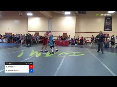 2018 Marine Corps US Open/Masters E Greco Roman 78 RR Rnd 1 - Mark Black (Sant) Vs. Tim Holmstrom