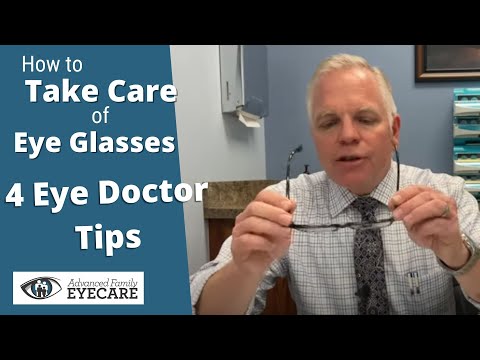How to take care of glasses [4 Eye Doctor Tips]