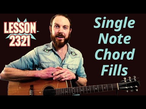Adding Notes Between Chords To Make Chord Fills [Lesson 2322]
