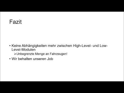 Dependency Inversion Prinzip nach Uncle Bob