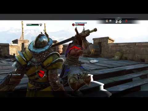 Salty Player gets angry because of Shield Bash-For Honor
