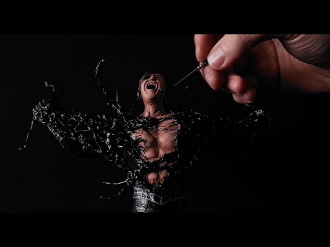 Sculpting Black Spider-Man | Symbiote Suit - Spider-Man 3 (2007) - Timelapse