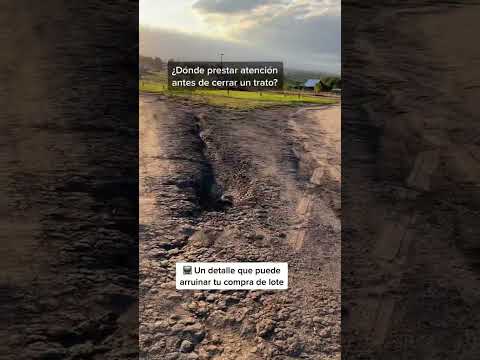 ALERTA CON LAS CALLES DESTRUIDAS. Si vas a comprar terreno en #cordoba visitalo luego de una lluvia.