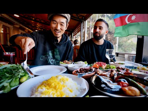 King's Dinner in Azerbaijan 🇦🇿 Amazing Food Travel and Must Visit Places in Baku!!