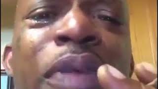 black man cries to yung bans