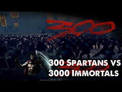 Rome: Total War 2 Massive Battles - 300 Spartans vs 3000 Immortals [Ultra/1080p]