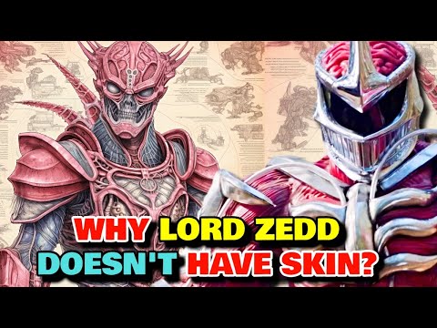 Lord Zedd Anatomy - Why He Doesn't Have Skin? Does He Have A Special Vision That Gives Him Advantage
