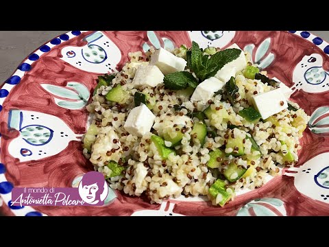 Il Mondo di Antonietta Polcaro - Insalata tiepida di quinoa e bulgur