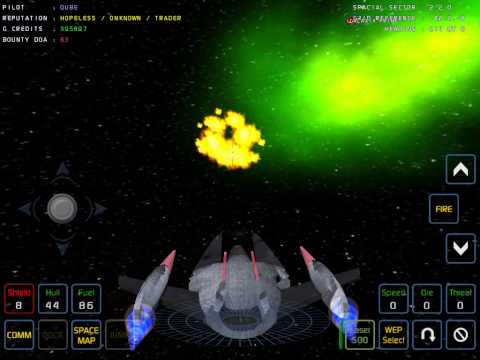 Galaxix - Advanced ship vs Space Station