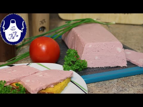 Geflügelpastete / Geflügelwurst selber machen, so einfach