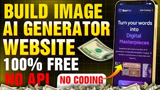 Build Your Own AI Image Generator Website — 100% FREE (No API)