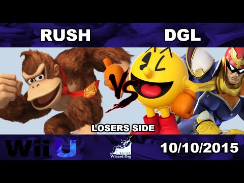 WizDen - Rush (Donkey Kong) Vs. DGL (Captain Falcon, Pac-Man) Losers Side