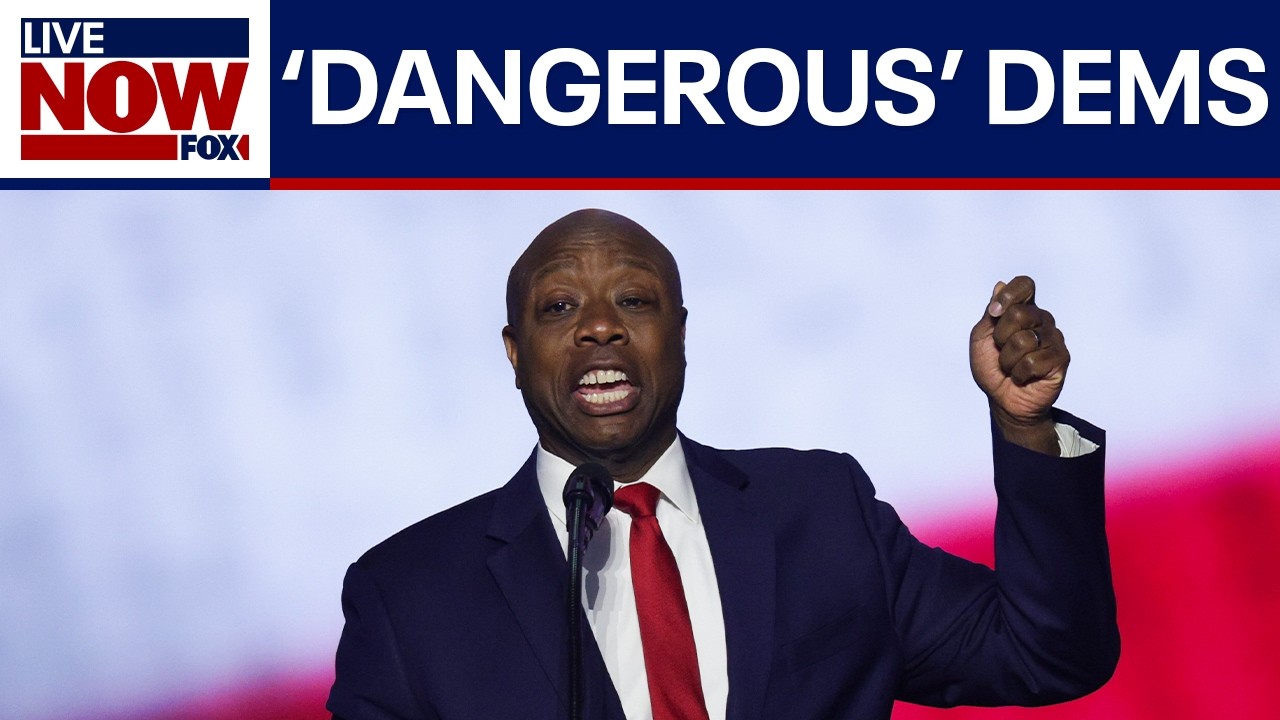 WATCH: Sen. Tim Scott takes aim at 'dangerous' Democrats in fiery convention speech