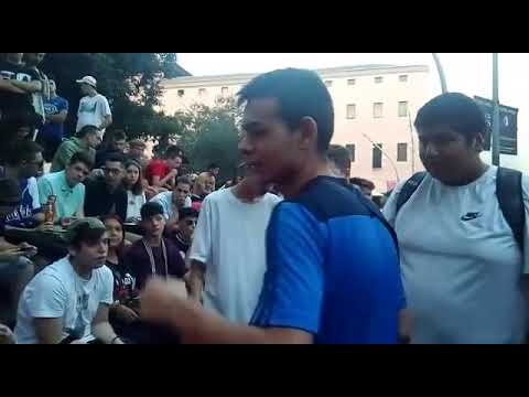 SKRAM Y GLES  VS KROW Y SKINNY BATALLA DE GALLOS 2018 EN MACBA