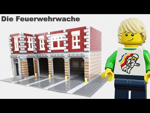 Lego Stadt ( Teil 56) Die Feuerwehrwache[2]
