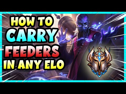 How to 1v9 Carry in ANY Game as Ryze by NEVER Tilting & Playing Smart