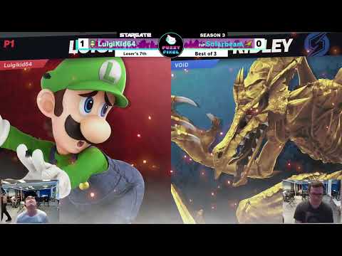 Luigikid64 (Luigi) vs SolarBeam (Ridley) -  Losers Top 8 - Stargate #32