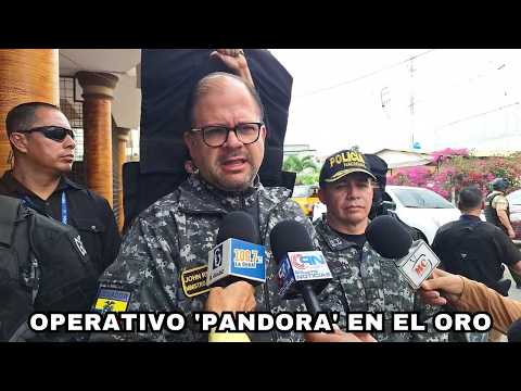 Ministro del Interior ejecuta operativo 'Pandora' en El Oro