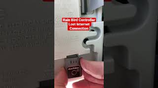 Quick Fix for Rain Bird Sprinkler Controller Lost Internet Connection