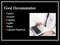 Describe the purposes of documentation