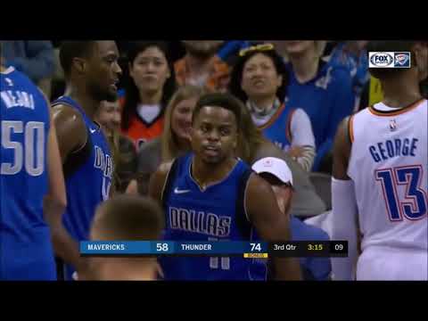 Harrison Barnes 22 pts 13 rebs & Yogi Ferrell 18 pts highlights vs Thunder | Nov 12, 2017