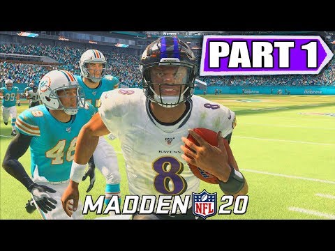 Lamar Jackson Madden 20 Career Mode Ep 1 - 6 RUSHING TOUCHDOWNS IN FIRST GAME OF THE SEASON