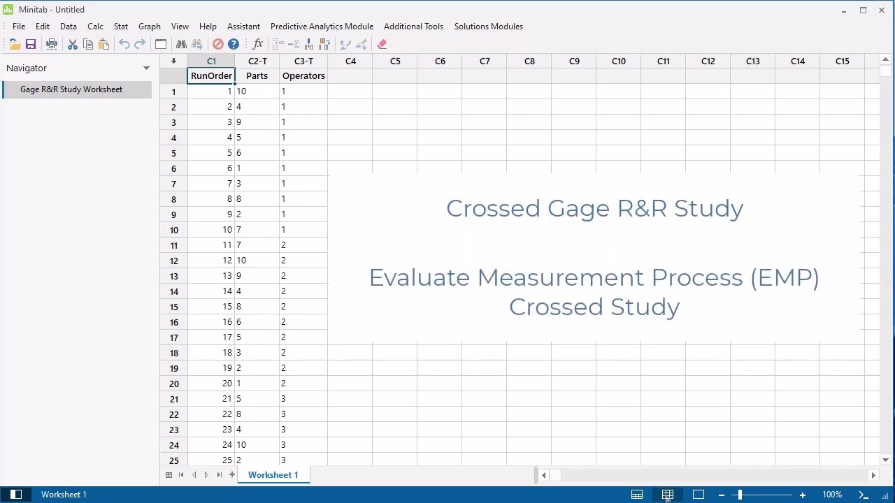 How to Perform a Measurement System Analysis in Minitab Statistical Software