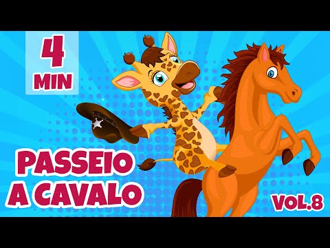 Passeio a Cavalo Vol. 8 - Giramille 4 min | Desenho Animado Musical