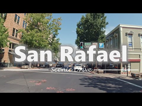 Driving in Downtown San Rafael, California - 4K60fps