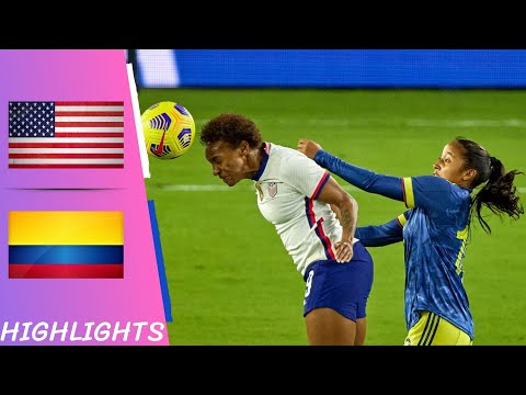 USA vs Colombia | Friendly International Women - Highlights All Goals 22/01/21