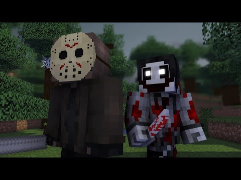 Jason Voorhees vs Jeff the killer | Minecraft animation | Friday The 13th