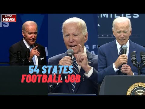 Biden gave up a football job, campaigned in 54 states, this is not hyperbole