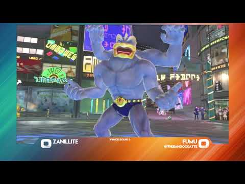 Zanillite (Machamp/Garchomp) vs Fumu (Blaziken) - Pokken at LWG - 6-19-18