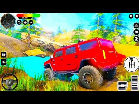 Offroad Jeep Drifting Simulator | Luxury Prado 4x4 SUV Hill Climb Racing | Android gameplay