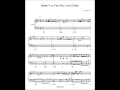 Make You Feel My Love Glee Version Piano Sheet ...
