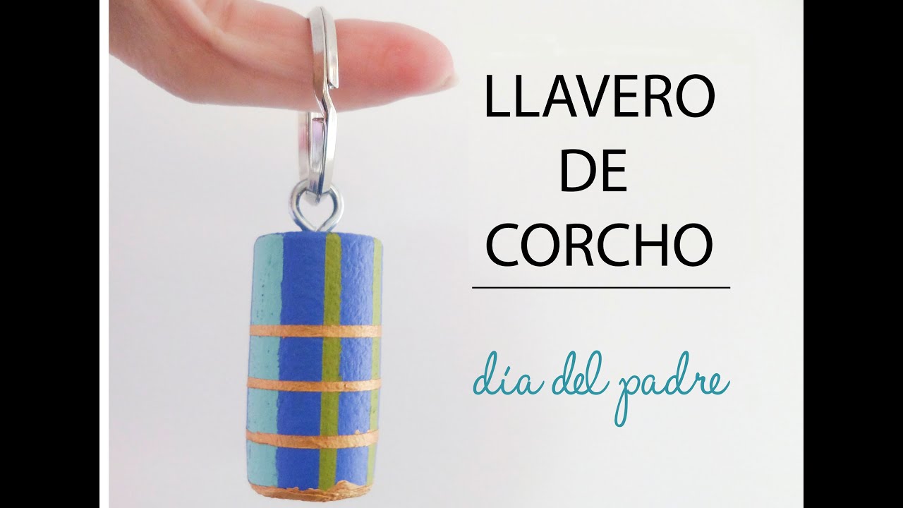Watch Llavero de corcho. Tutorial paso a paso. Idea regalo Día del Padre | CON P DE PAPEL Now Llavero de corcho. Tutorial paso a paso. Idea regalo Día del Padre | CON P DE PAPEL