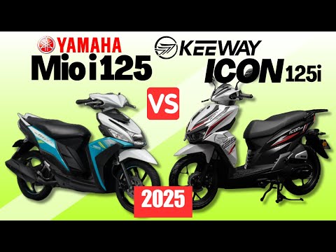Yamaha MIO i125 vs Keeway Icon 125i | Side by Side Comparison | Specs & Price | 2025