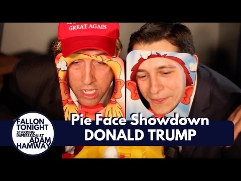 Pie Face Showdown with Donald Trump & Jimmy Fallon