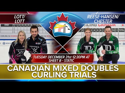 2025 Mixed Doubles Curling Trials - Draw 6B - LOT/LOT vs. REE/CHE