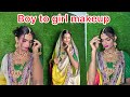 Fem Boy First Time As A Girl Beautiful Crossdresser Look Like A Model CD Makeup Tutorial