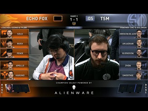 TSM vs FOX Game 3 - 2019 LCS Spring QuaterFinals - Team SoloMid vs Echo Fox