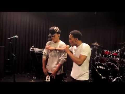 Billy Bang & Anthony Lewis prep for performance on Queen Latifah Show