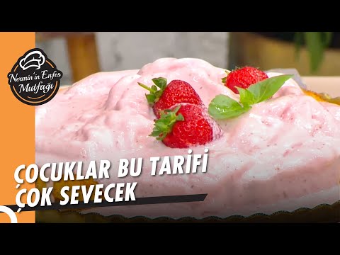 Yaz Bitmeden Denemeniz Gereken Çilekli Dondurma Tarifi - Nermin'in Enfes Mutfağı