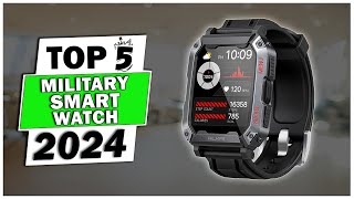 TOP 5 Best MILITARY SMART WATCH Only for Men (2024)