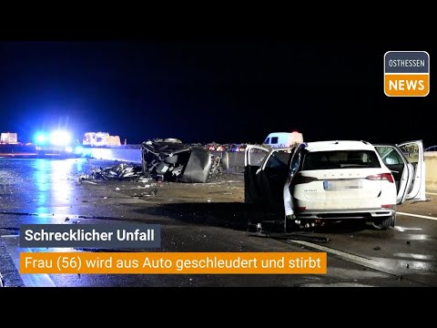 EISENACH: Schrecklicher Unfall - Frau (56) wird aus Auto geschleudert und stirbt