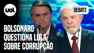 Debate: Bolsonaro escolhe Lula para responder 1ª 